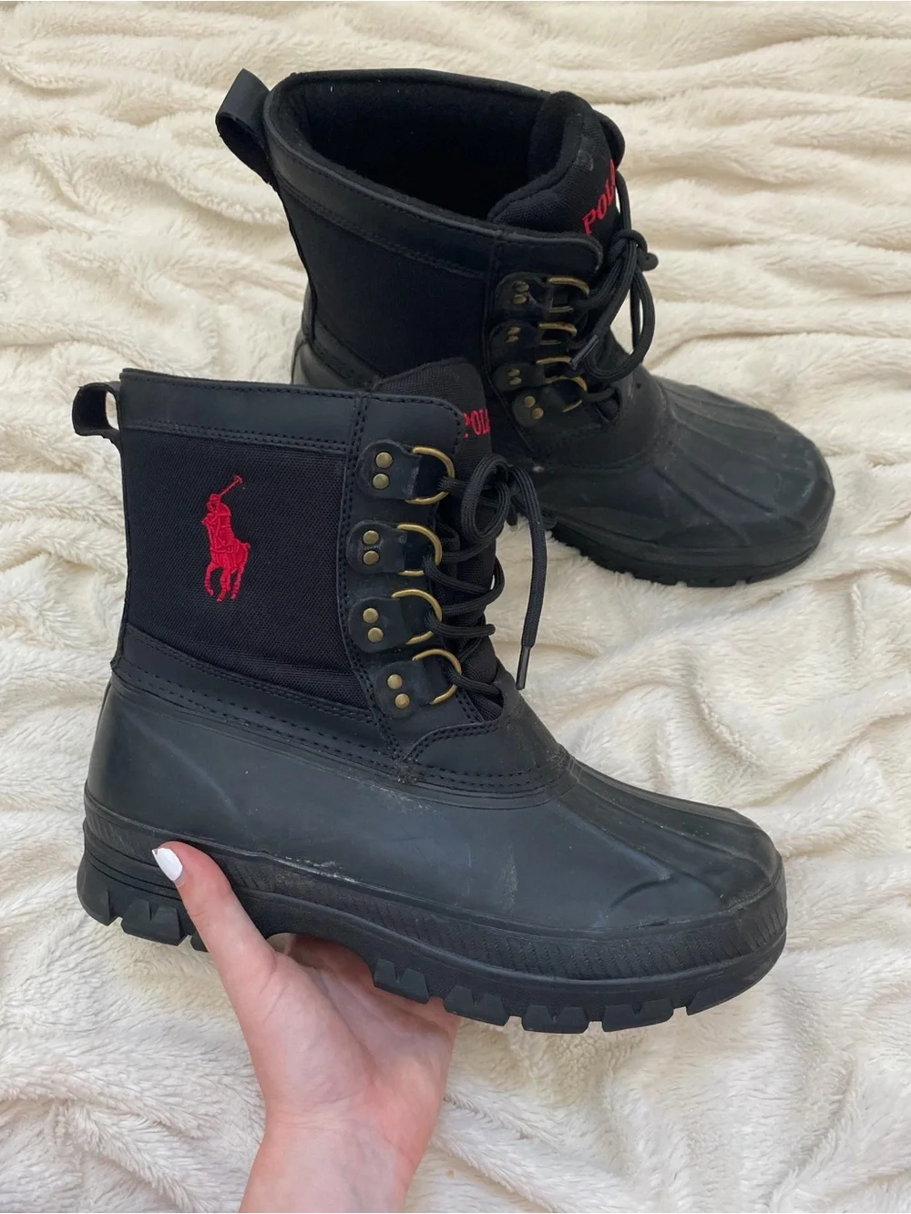 Polo Ralph Lauren Crestwick Boots men’s winter work boots Sz 9D